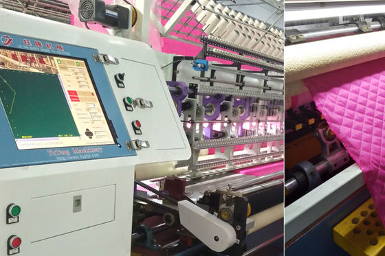 800rpm ইন্ডাস্ট্রিয়াল কমফোর্টার কুইলটিং মেশিন স্বয়ংক্রিয় মাল্টিফাংশনাল
