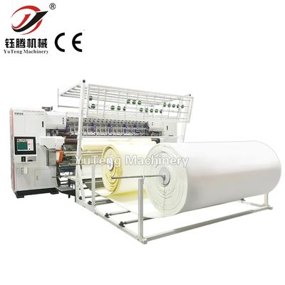 উচ্চ গতির 1200rpm কম্পিউটারাইজড কুইলটিং মেশিন 2450mm ওয়ার্কিং প্রস্থ এবং স্বয়ংক্রিয় থ্রেড ট্রিমিং সঙ্গে