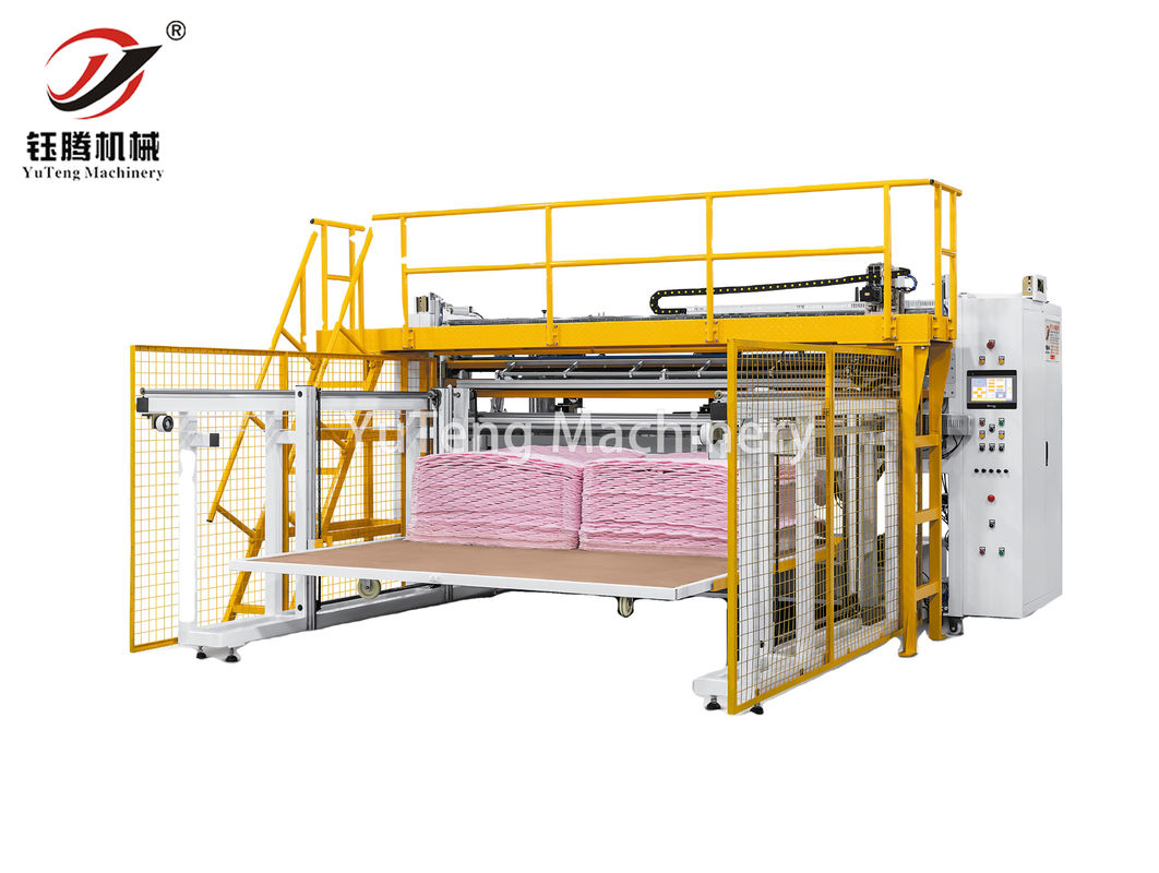 স্বয়ংক্রিয় হোম টেক্সটাইল কুইল্টিং ফ্যাব্রিক প্যানেল ফিলেট কাটিং মেশিন গোলাকার কোণ